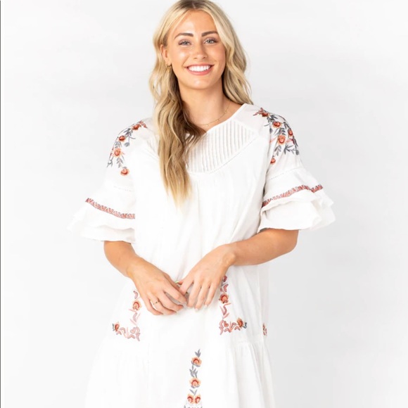 Brass & Roe by cts - Constance Embroidered Dress - Picture 4 of 13